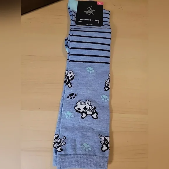 French Bulldog Knee Socks Frenchie Novelty Socks Womens Hosiery New Graphic Sock - Picture 3 of 8